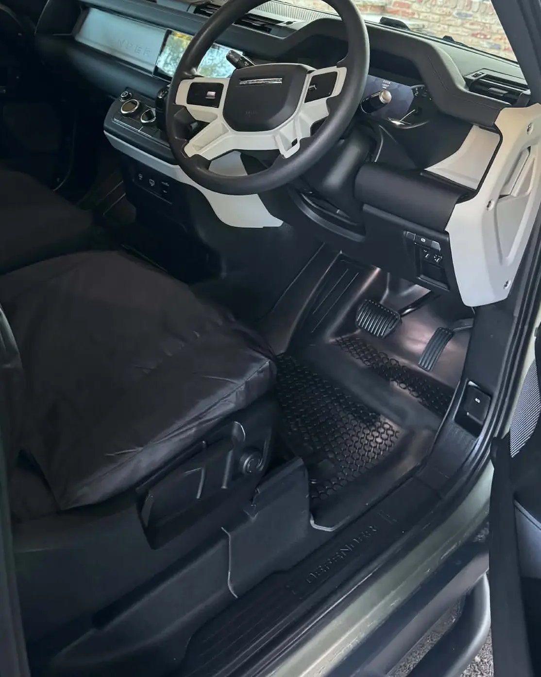 Land Rover Defender — cabin after detailing by Ash's Vehicle Valet & Detailing